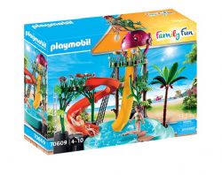 PLAYMOBIL FAMILY FUN - PARC AQUATIQUE AVEC TOBOGGANS #70609